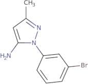 1-(3-Bromophenyl)-3-methyl-1H-pyrazol-5-amine