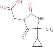 (4-Cyclopropyl-4-methyl-2,5-dioxo-imidazolidin-1-yl)-acetic acid