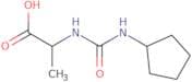 2-[(Cyclopentylcarbamoyl)amino]propanoic acid