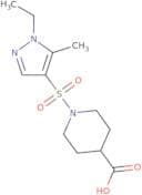 1-[(1-Ethyl-5-methyl-1H-pyrazol-4-yl)sulfonyl]piperidine-4-carboxylic acid