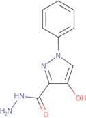4-Hydroxy-1-phenyl-1H-pyrazole-3-carbohydrazide