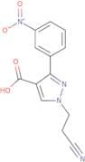 1-(2-Cyanoethyl)-3-(3-nitrophenyl)-1H-pyrazole-4-carboxylic acid