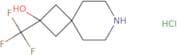 2-(Trifluoromethyl)-7-azaspiro[3.5]nonan-2-ol,hydrochloride