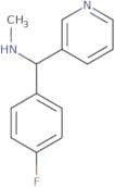 [(4-Fluorophenyl)(pyridin-3-yl)methyl](methyl)amine