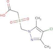 2-[(4-Chloro-3,5-dimethyl-1H-pyrazol-1-yl)methanesulfonyl]acetic acid