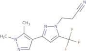 3-[1',5'-Dimethyl-5-(trifluoromethyl)-1H,1'H-3,4'-bipyrazol-1-yl]propanenitrile