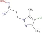 3-(4-Chloro-3,5-dimethyl-1H-pyrazol-1-yl)-N'-hydroxypropanimidamide