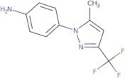 4-[5-Methyl-3-(trifluoromethyl)-1H-pyrazol-1-yl]aniline