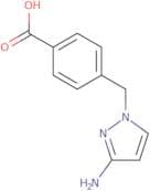 4-[(3-Amino-1H-pyrazol-1-yl)methyl]benzoic acid