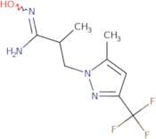 N'-Hydroxy-2-methyl-3-[5-methyl-3-(trifluoromethyl)-1H-pyrazol-1-yl]propanimidamide