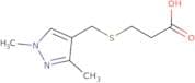 3-{[(1,3-Dimethyl-1H-pyrazol-4-yl)methyl]sulfanyl}propanoic acid