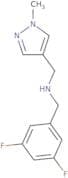 [(3,5-Difluorophenyl)methyl][(1-methyl-1H-pyrazol-4-yl)methyl]amine