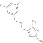 [(3,5-Difluorophenyl)methyl][(1,3-dimethyl-1H-pyrazol-4-yl)methyl]amine