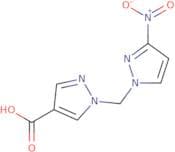 1-[(3-Nitro-1H-pyrazol-1-yl)methyl]-1H-pyrazole-4-carboxylic acid