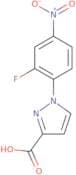 1-(2-Fluoro-4-nitrophenyl)-1H-pyrazole-3-carboxylic acid