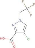4-Chloro-1-(2,2,2-trifluoroethyl)-1H-pyrazole-3-carboxylic acid