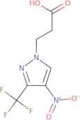 3-[4-Nitro-3-(trifluoromethyl)-1H-pyrazol-1-yl]propanoic acid