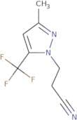 3-[3-Methyl-5-(trifluoromethyl)-1H-pyrazol-1-yl]propanenitrile