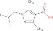 1-(2,2-Difluoroethyl)-3,5-dimethyl-1H-pyrazole-4-carboxylic acid