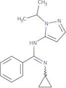 N-Cyclopropyl-N'-[1-(propan-2-yl)-1H-pyrazol-5-yl]benzenecarboximidamide