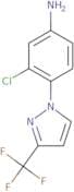 3-Chloro-4-[3-(trifluoromethyl)-1H-pyrazol-1-yl]aniline