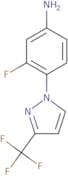 3-Fluoro-4-[3-(trifluoromethyl)-1H-pyrazol-1-yl]aniline