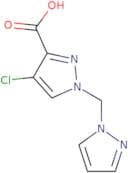 4-Chloro-1-(1H-pyrazol-1-ylmethyl)-1H-pyrazole-3-carboxylic acid