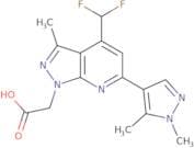 2-[4-(Difluoromethyl)-6-(1,5-dimethyl-1H-pyrazol-4-yl)-3-methyl-1H-pyrazolo[3,4-b]pyridin-1-yl]ace…
