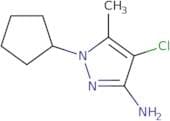 4-Chloro-1-cyclopentyl-5-methyl-1H-pyrazol-3-amine