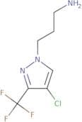 3-[4-Chloro-3-(trifluoromethyl)-1H-pyrazol-1-yl]propan-1-amine