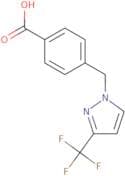 4-{[3-(Trifluoromethyl)-1H-pyrazol-1-yl]methyl}benzoic acid