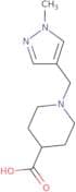 1-[(1-Methyl-1H-pyrazol-4-yl)methyl]piperidine-4-carboxylic acid