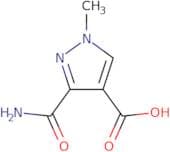 3-Carbamoyl-1-methyl-1H-pyrazole-4-carboxylic acid