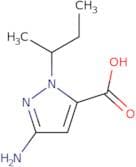 3-Amino-1-(butan-2-yl)-1H-pyrazole-5-carboxylic acid