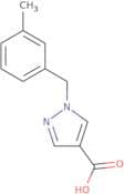 1-[(3-Methylphenyl)methyl]-1H-pyrazole-4-carboxylic acid