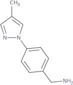 [4-(4-Methyl-1H-pyrazol-1-yl)phenyl]methanamine
