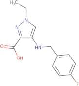1-Ethyl-4-{[(4-fluorophenyl)methyl]amino}-1H-pyrazole-3-carboxylic acid