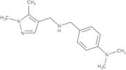 4-({[(1,5-Dimethyl-1H-pyrazol-4-yl)methyl]amino}methyl)-N,N-dimethylaniline