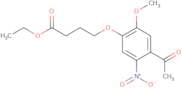 Ethyl 4-(4-acetyl-2-methoxy-5-nitrophenoxy)butanoate