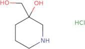 3-(Hydroxymethyl)piperidin-3-ol hydrochloride
