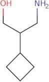 3-Amino-2-cyclobutylpropan-1-ol