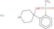 4-(2-Methanesulfonylphenyl)piperidin-4-ol hydrochloride