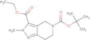 5-tert-butyl 3-ethyl 2-methyl-6,7-dihydro-2H-pyrazolo[4,3-c]pyridine-3,5(4H)-dicarboxylate