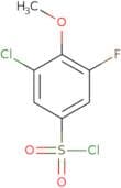 3-Chloro-5-fluoro-4-methoxybenzene-1-sulfonyl chloride