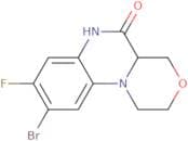 9-Bromo-8-fluoro-1H,2H,4H,4aH,5H,6H-morpholino[4,3-a]quinoxalin-5-one