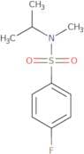 4-Fluoro-N-methyl-N-(propan-2-yl)benzene-1-sulfonamide