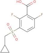 3-Cyclopropylmethanesulfonyl-2,6-difluorobenzoic acid