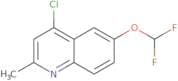 4-Chloro-6-(difluoromethoxy)-2-methylquinoline