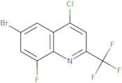 6-Bromo-4-chloro-8-fluoro-2-(trifluoromethyl)quinoline
