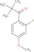 1-(2-Fluoro-4-methoxyphenyl)-2,2-dimethylpropan-1-one